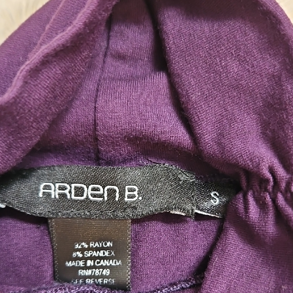 Arden B Purple Sleeveless Top - Picture 3 of 5